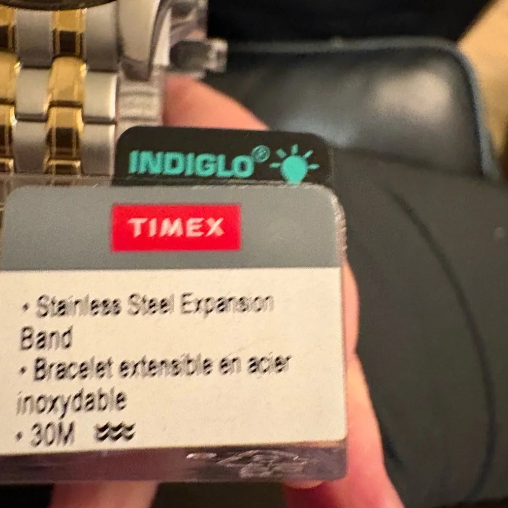Timex Charles Street Black and Gold Indiglo Watch - Picture 4 of 9